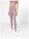 Women's Cropped Training Legging High Waisted Pink