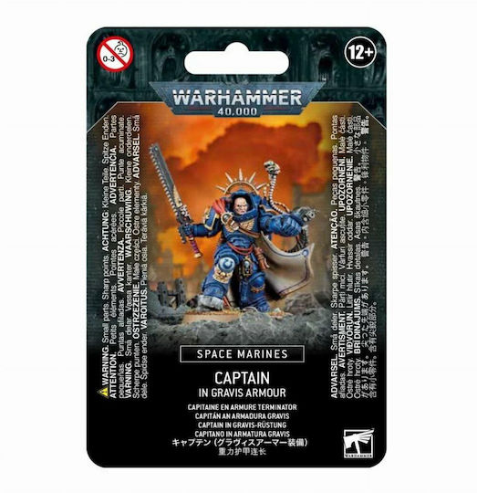 Games Workshop Warhammer 40.000 Figurina Căpitan Space Marines în Armură Gravis