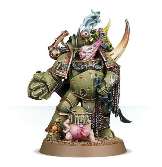 Games Workshop Warhammer 40.000 Garda Morții Figurina Campion Marinele Ciumei