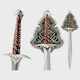 The Noble Collection Lord of the Rings Stitch Sword Replica Length 56cm Scale 1:1