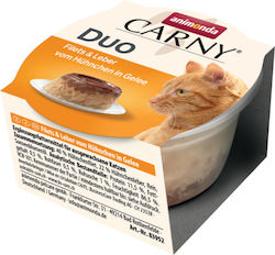 Animonda Carny Duo Wet Food for Adult Cats In Tray with Chicken / Liver In Jelly 1pc 70gr