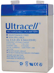 Ultracell UL 4.5-6 Baterie UPS cu Capacitate 4.5Ah și Tensiune 6V
