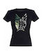 Pegasus Атака На Титан Дамска T-shirt Черна