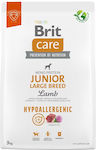 Brit Care Junior Large Breed Hypoallergenic 3kg Dry Food for Puppies of Large Breeds with Lamb