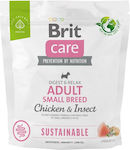 Brit Care Adult Small Sustainable 1kg Ξηρά Τροφή για Ενήλικους Σκύλους Μικρόσωμων Φυλών με Κοτόπουλο
