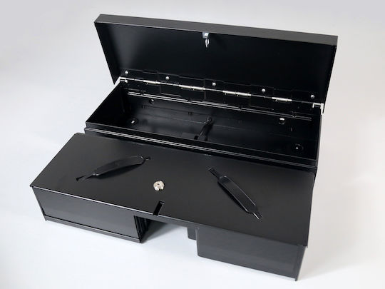 Cash Drawer with 8 Coin Slots and 6 Slots for Bills 46x17x10cm