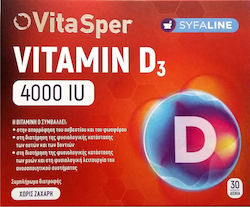 Vitasper Vitamin D3 Βιταμίνη για Ανοσοποιητικό 4000iu 30 ταμπλέτες