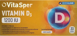 Vitasper Vitamin D3 Vitamin für Unterstützung des Immunsystems 1200iu 30 Registerkarten