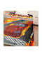 Lino Home Pătură Catifea Speed Car Gri / Roșu 160x220cm