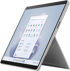 Microsoft Surface Pro 9 13" Tablet με WiFi (16GB/256GB/i5-1235U/W11 Home) Flow Platinum
