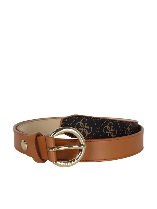 Guess Silvana Women's Belt Tabac Brown