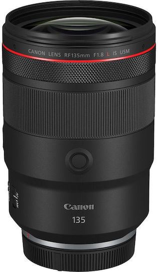 Canon Full Frame Φωτογραφικός Φακός RF 135mm F1.8L IS USM Telephoto για Canon RF Mount Μαύρος