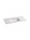 Ceramita MT 120 Επιτοίχιος Κρεμαστός Νιπτήρας Πορσελάνης 120x46cm Λευκός