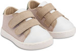 Babywalker Baptism Fabric Sneakers Beige