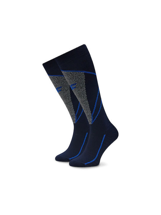 4F Σκούρο Μπλε Ανδρικές Κάλτσες Σκι & Snowboard Μπλε 1 Ζεύγος