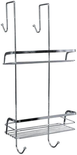 Kleine Wolke Leona An der Wand montiert Badezimmerregal Metallisch mit 2 Regalböden 25x11x60cm Silber Kleine Wolke Leona An der Wand montiert Badezimmerregal Metallisch mit 2 Regalböden 25x11x60cm Silber