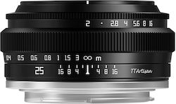 TTArtisan 25mm f/2 Crop Frame για Μount