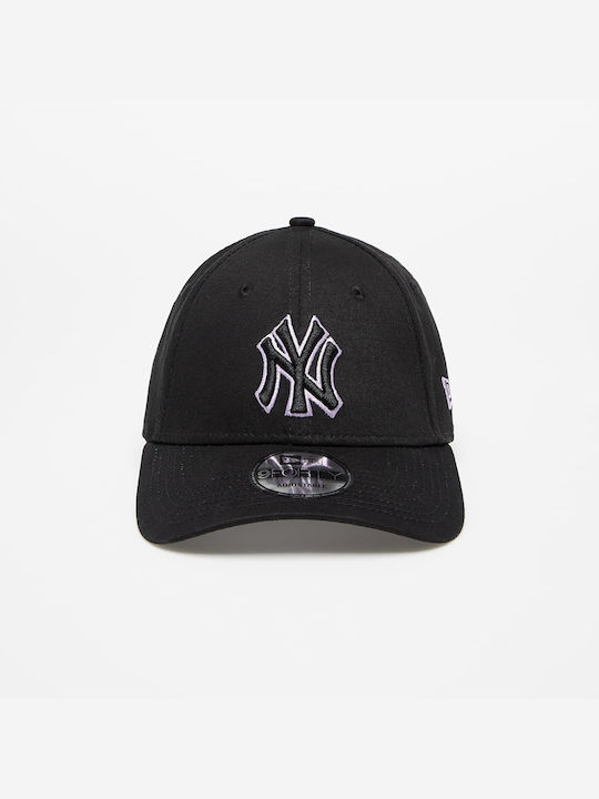 New Era MLB Team Outline 9Forty New York Yankees Men's Jockey Black