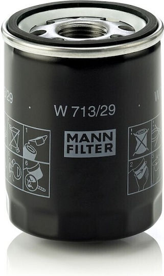 Mann Filter Φίλτρο Λαδιού Αυτοκινήτου για Chrysler / Jaguar / Land Rover