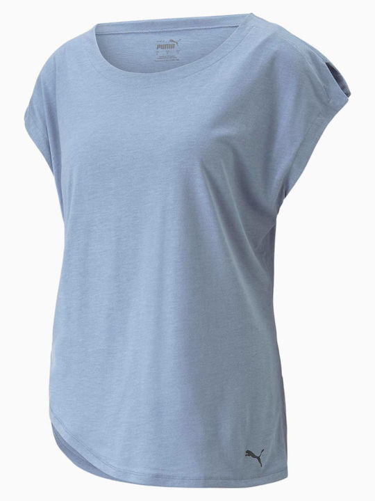 Puma Γυναικείο T-shirt Γαλάζιο