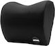 AMiO CSH04 Car Pillow Headrest Pillow with Memory Foam in Black Color 02960