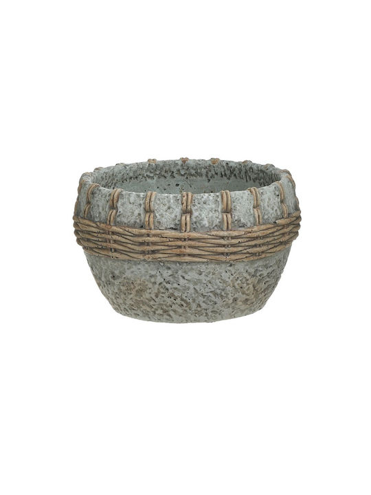 Inart Übertopf Beton Beige 20x20x12εκ.