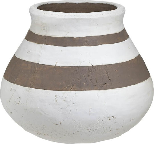 Inart Terracotta Саксия Керамика Кафяв 29x29x25εκ.