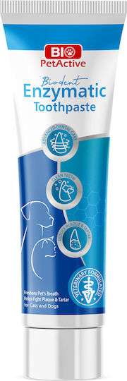 Bio Petactive Biodent Enzymatic Toothpaste Οδοντόκρεμα για Σκύλους & Γάτες κατά της Πέτρας & Πλάκας 100ml