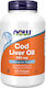 Now Foods Cod Liver Oil Масло от черен дроб на треска 650мг 250 софтджел