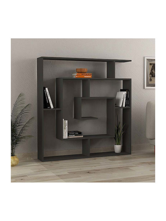 Bibliothek Labirent Charcoal 125x22x129cm