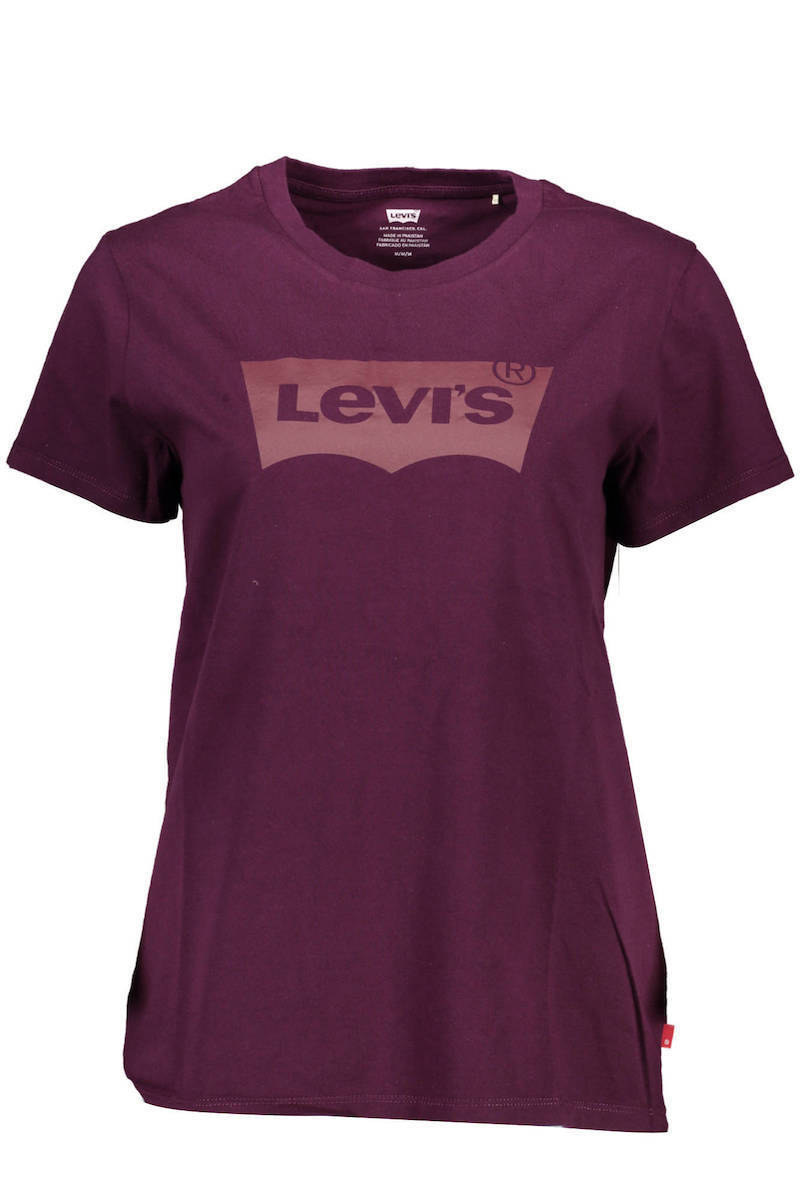 Levi s Women s T Shirt Purple Logo Print 17369 2019 Skroutz.cy