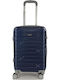 Ormi FA.Z Cabin Travel Suitcase Hard Blue with 4 Wheels Height 52cm