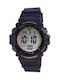 Casio Digital Men's Watch 48mm Chronograph Battery with Black Rubber Strap