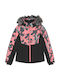 Wasserdicht Kinder Freizeitjacke Kurz mit Futter & Kapuze Rosa Louann