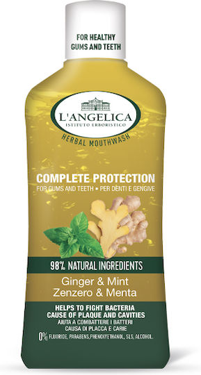 L' Angelica Ginger & Mint Mouthwash