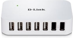 D-Link DUB-H7 Rev G USB Hub 7 Ports with USB-A ...