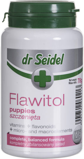 dr Seidel Flawitol Puppies 120 табове за укрепване на организацията