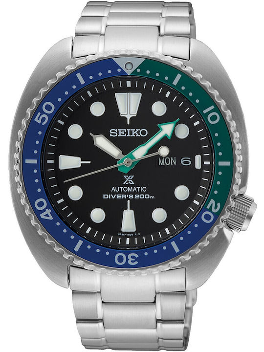 Seiko Prospex Herrenuhr 42.4mm Automatisch mit Silber Metall-Armband