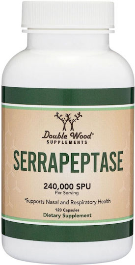 Double Wood Serrapeptase 240,000 SPU 120 капси