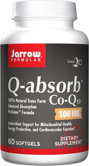 Jarrow Formulas Q-Absorb CoQ10 100мг 60 софтджел