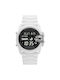 Diesel Master Chief Digital Watch Battery with White Rubber Strap