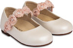 Babywalker Baptism Leather Pumps Pink