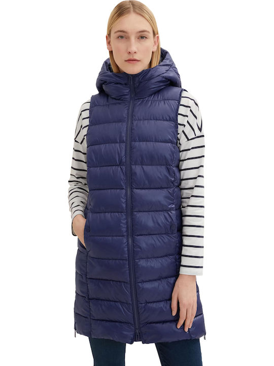 Tom Tailor Lang Damen Ärmellos Puffer Jacke für...
