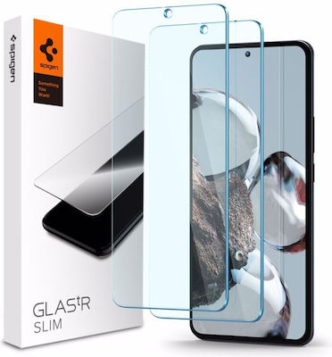 Spigen GLAS.tR Slim Sticlă călită 2buc (Xiaomi 12T / 12T Pro - Xiaomi 12T / 12T Pro) AGL05918