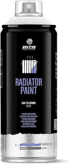 Montana Colors Σπρέι Βαφής Radiator Paint Υψηλής Θερμοκρασίας με Σατινέ Εφέ Μπεζ 400ml