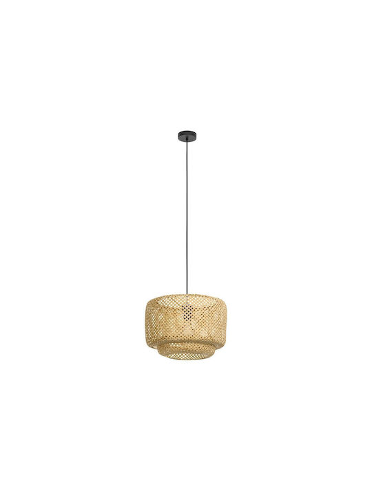 Eglo Hettonle Pendant Light Single-Light for Socket E27 Beige