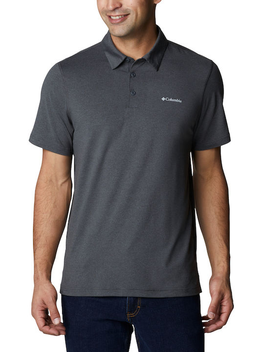 Tech Trail Polo T-Shirt Grau