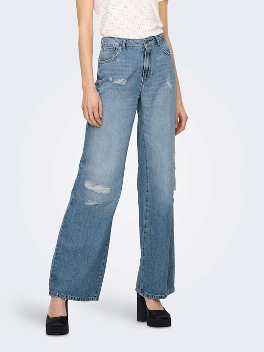 Only Onlchris Women's Jeans in Wide Line
