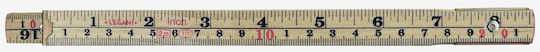 Legami Milano WFR0001 Wooden Folding Ruler 2m