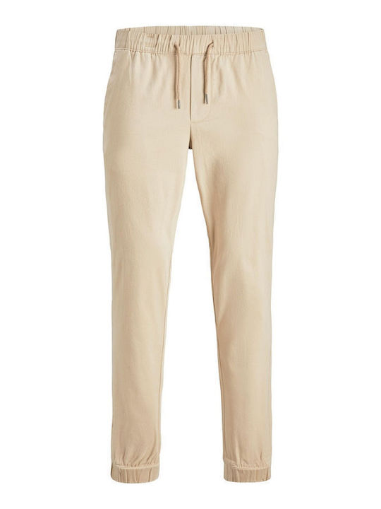 Jack & Jones Pantaloni pentru bărbați Chino Elastice Oxford Tan